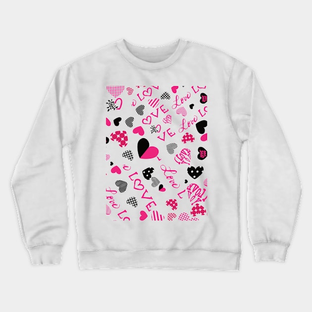 valentines day by chakibium Crewneck Sweatshirt by chakibium